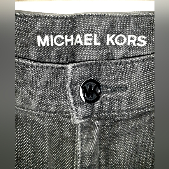 MK Embellished boot-cut Michael Kors jeans w/ bejeweled pockets - Picture 10 of 11